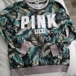 PINK VS limited edition palm tree  sweatshirt